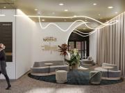 Das Bürohaus im Village im dritten Wiener Bezirk