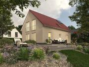 Das Einfamilienhaus mit dem schönen Satteldach in Erfurt...