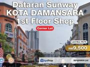 Dataran Sunway, Kota Damansara Corner Lot 1st Floor for Rent Dataran Sunway, Kota Damansara Corner Lot 1st Floor for Rent