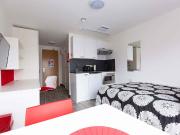 Deluxe Studio D Has an Apartment