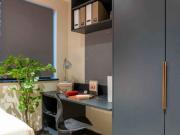 Deluxe Studio E Has an Apartment