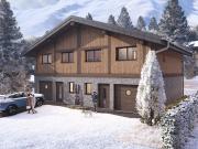 DEMI CHALET AVEC 3 CHAMBRES, TERRASSE ET JARDIN
