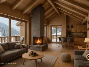 Demi Chalet de 81m² avec terrasse, garage double et...
