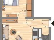 Demnächst frei! 1 Zimmer Wohnung mit Terrasse in Kiel