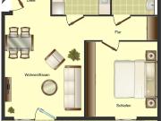 Traumhafte 2 Zimmer Wohnung in Bielefeld Sennestadt