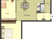 Demnächst frei! 2 Zimmer Wohnung in Duisburg Huckingen