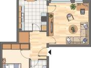 2 Zimmer Wohnung in Kamen Methler mit Balkon und Bad mit...