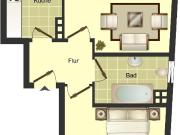 Demnächst frei! 2 Zimmer Wohnung in Münster Innenstadt