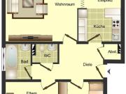 3 ZKB mit Balkon in Minden!