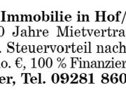 Denkmal Immobilie in Hof/Saale