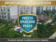 DEPA AMUEBLADO EN TULUM 2 HABITACIONES, OPORTUNIDAD, ALBERCA