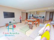 Depa con terraza y vista a los jardines y albercas