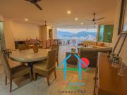 Depa con terraza y vista al mar. 3 recámaras. 12 personas