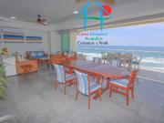 Depa de playa con 3 recámaras, terraza y vista al mar Depa de playa con 3 recámaras, terraza y vista al mar