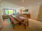 Depa de playa con terraza y vista a las áreas comunes