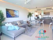 Depa de playa. Terraza Con Vista A Los Jardines