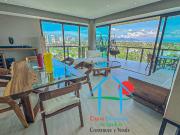 Depa en condominio de playa con terraza en L y vista...