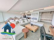 Depa en condominio de playa. Con terrazas y 4 recámaras