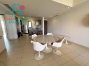 Depa en condominio de playa. Terraza con vista a la alberca