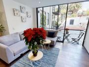 Departamento 174m2, 2 recamaras, 2 ba?os en Col. N?poles