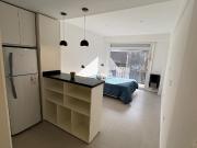 Departamento 1 ambiente con balcón a la calle