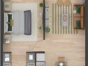 Departamento 1 dormitorio 1 baño