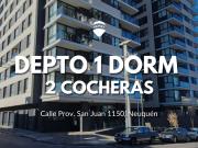 Departamento 1 Dormitorio con 2 Cocheras