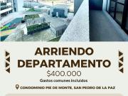 DEPARTAMENTO 1 DORMITORIO, EDIF PIE DE MONTE SAN PEDRO