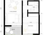 Departamento 1 dormitorio excelentes terminaciones al...