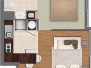 Departamento 1D+1B, Metro Irarrázaval