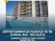 DEPARTAMENTO 1D1B NUEVOS EN METRO DORSAL