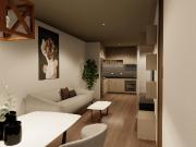 Departamento 2 ambientes en planta baja con patio, Villa...