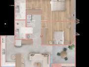 Departamento 2 BR en Pre Venta en Puerto Morelos