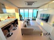 Departamento 2 dormitorios amoblado frente al mar en...