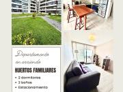 DEPARTAMENTO 2 DORMITORIOS CON ESTACIONAMIENTO, HUERTOS