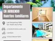 DEPARTAMENTO 2 DORMITORIOS Y ESTACIONAMIENTO HUERTOS