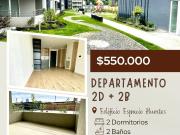 DEPARTAMENTO 2 DORMITORIOS Y ESTACIONAMIENTO, HUERTOS