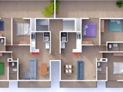 DEPARTAMENTO 2 PLANTAS, 4 RECÁMARAS, 3 BAÑOS, ROOF...