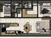 Departamento 2 recámaras 2.5 baños en venta Playa del Carmen