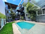 DEPARTAMENTO 2REC EN RENTA CON ALBERCA AMUEBLADO EN...