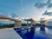 Departamento 355m2, Vista al Mar Azul Turquesa. 3 recamaras