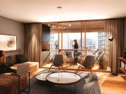 Departamento 3 ambientes con Balcon Terraza En pozo con...