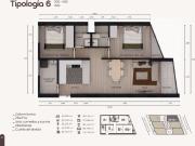 DEPARTAMENTO 54M2 EN PLAYA SAN BARTOLO ENTREGA DIC. 2026