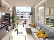 Departamento 66m2 exterior 2 recamaras 2 autos del Valle...