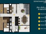 Departamento 80 m² con 2 recámaras en venta en El Mirador