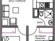 Departamento de 2 recámaras en venta, 57 m2, Guadalupe...
