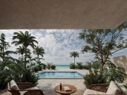 DEPARTAMENTO A PIE DE PLAYA DEL MAR CARIBE