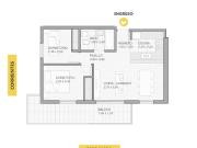 Venta departamento 2 dormitorios Rosario Abasto