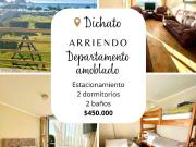 Departamento amoblado 2 dormitorios, Dichato