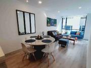 Departamento amoblado, de dos dormitorios, con balcones,...